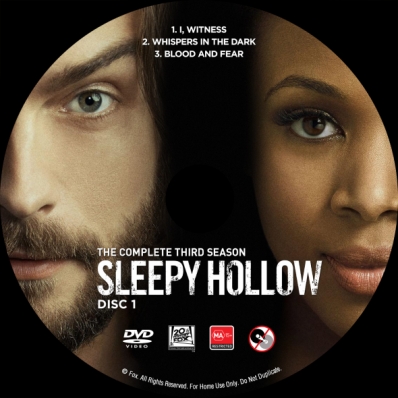 Sleepy Hollow - Season 3; disc 1