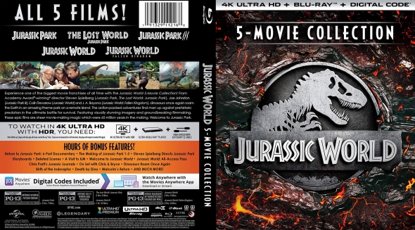 Covercity - Dvd Covers & Labels - Jurassic World 5-movie Collection