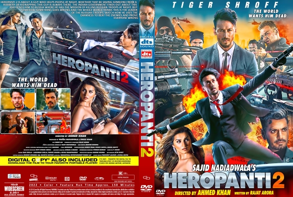 CoverCity DVD Covers Labels Heropanti 2