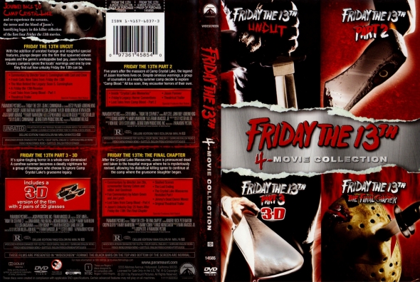 CoverCity DVD Covers Labels Friday the 13th 4 Movie Collection