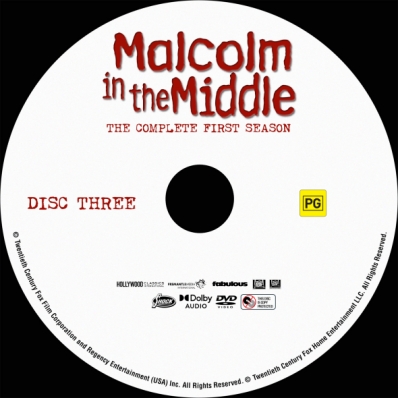 Malcolm In The Middle - Season 1; disc 3