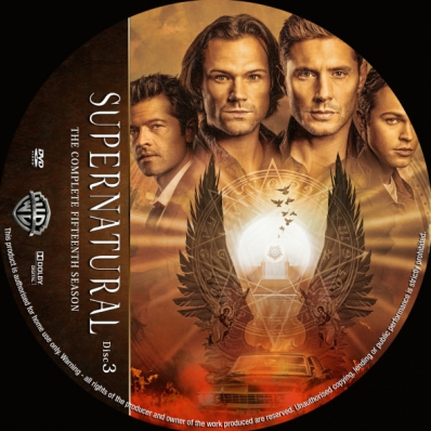 Supernatural - Season 15; disc 3