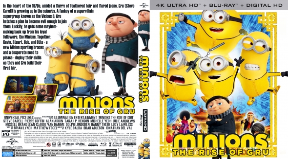 CoverCity - DVD Covers & Labels - Minions: The Rise of Gru 4K