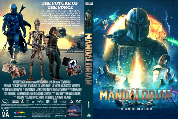 Jaquette DVD de The Mandalorian saison 1 custom - Cinéma Passion