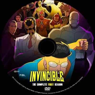 Invincible Season 1 Complete DVD Series!