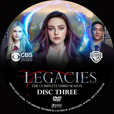 Legacies - Season 3; disc 3