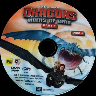 Dragons: Riders of Berk - Part 1; disc 2