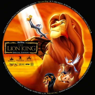 lion king dvd cover