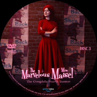 The Marvelous Mrs. Maisel - Season 4; disc 3