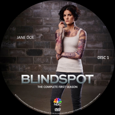 Blindspot - Season 1; disc 1