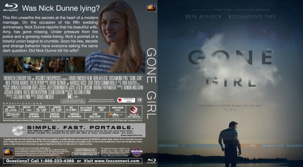 CoverCity DVD Covers Labels Gone Girl