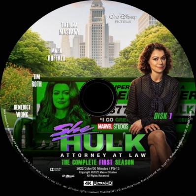 She-Hulk: Attorney at Law 4K  - Season 1; disk 1