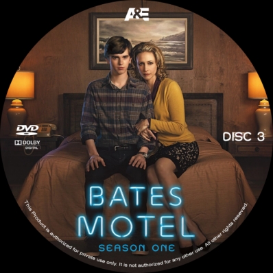 Bates Motel - Season 1; disc 1 dvd