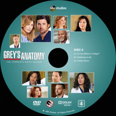 Grey's Anatomy - Season 9; disc 6