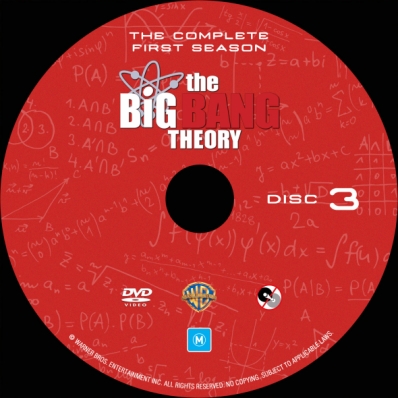 The Big Bang Theory - Season 1; disc 3