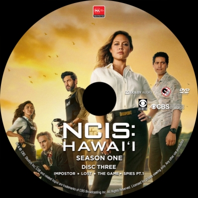 NCIS: Hawai'i - Season 1; disc 3