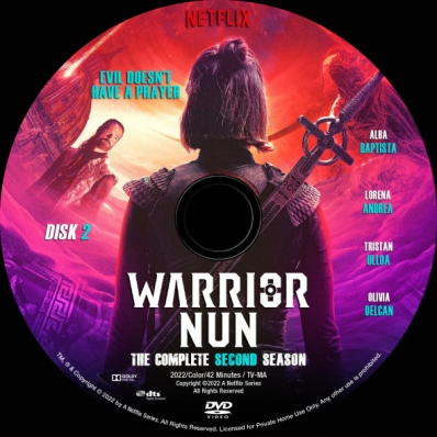 Warrior Nun - Season 2; disk 2