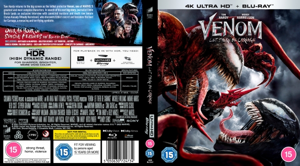 CoverCity - DVD Covers & Labels - Venom: Let There Be Carnage 4K