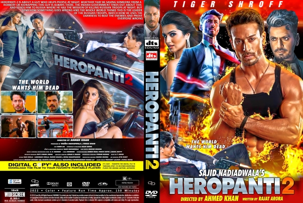 CoverCity DVD Covers Labels Heropanti 2