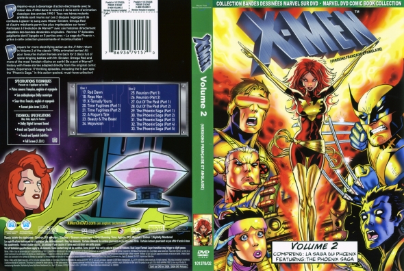 X-men: The Animated Series 1992SEASON 1-5 Complete DVD