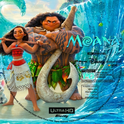 CoverCity - DVD Covers & Labels - Moana 4K