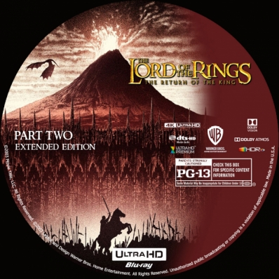 The Lord of the Rings: The Return of the King 4K - disc 2