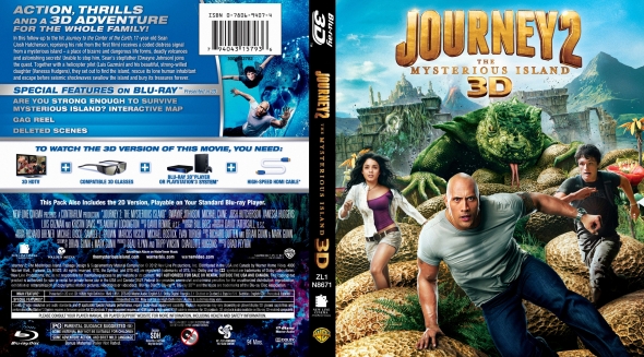 CoverCity DVD Covers Labels Journey 2 The Mysterious Island 3D