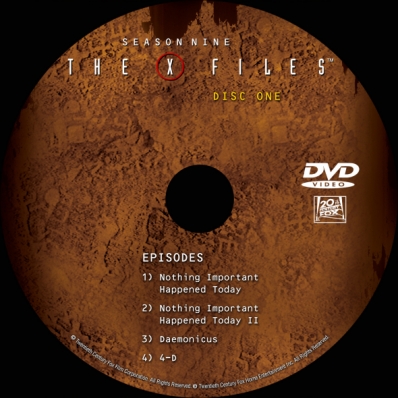 The X-Files - Season 9; disc 1