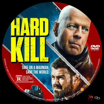 Hard Kill (2020) R1 Custom DVD Cover Label | vlr.eng.br