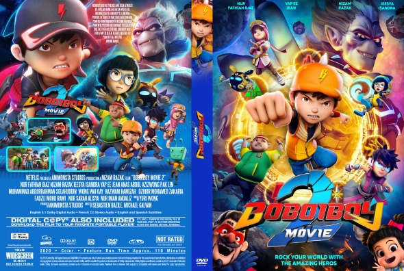 CoverCity DVD Covers Labels BoBoiBoy Movie 2