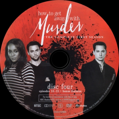 How to Get Away with Murder - Season 1; disc 4