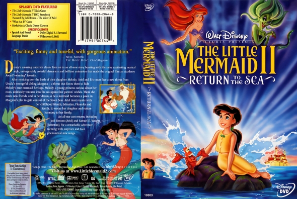 the little mermaid 2 movie cover