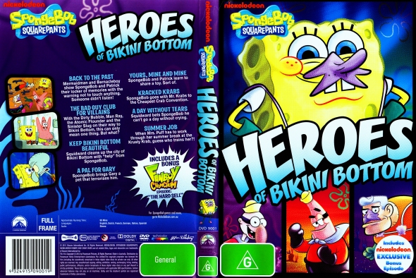 Spongebob Squarepants Dvd Heroes