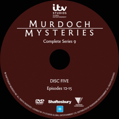 Murdoch Mysteries - Season 9; disc 5