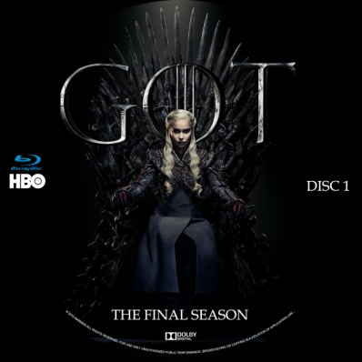 Game of Thrones - Season 8; disc 1