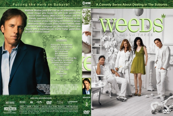 Weeds - Season 3 - part of a spanning spine set