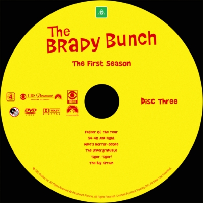 The Brady Bunch - Season 1; disc 3