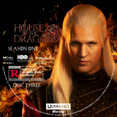 House Of The Dragon Season 1 Disc 3 4K