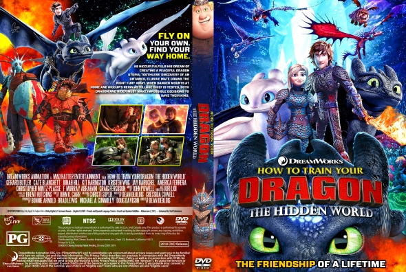 how to train your dragon dvd cover