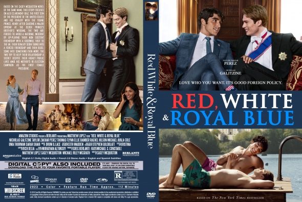 CoverCity DVD Covers Labels Red White Royal Blue