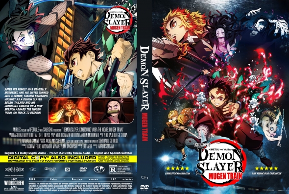 CoverCity DVD Covers Labels Demon Slayer the Movie Mugen Train