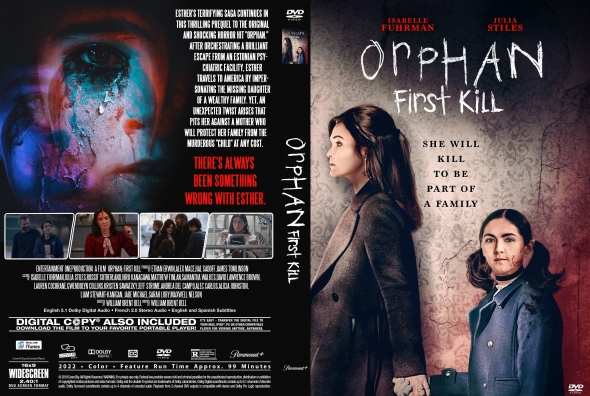 Covercity Dvd Covers And Labels Orphan First Kill