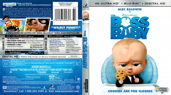 CoverCity - DVD Covers & Labels - The Boss Baby 4K