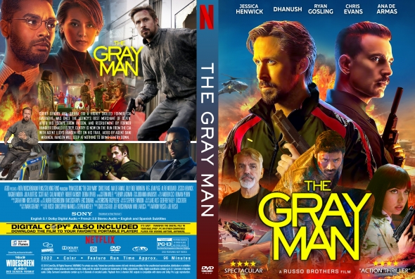 The Gray Man (2022) DVD Free Shipping