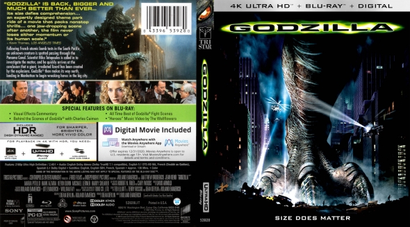 CoverCity - DVD Covers & Labels - Godzilla 4K