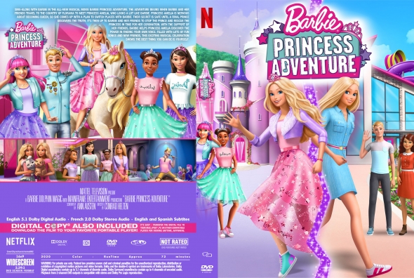 CoverCity DVD Covers Labels Barbie Princess Adventure