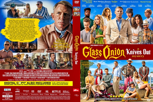 CoverCity DVD Covers Labels Glass Onion A Knives Out Mystery