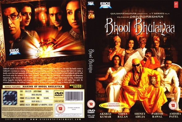 CoverCity DVD Covers Labels Bhool Bhulaiyaa