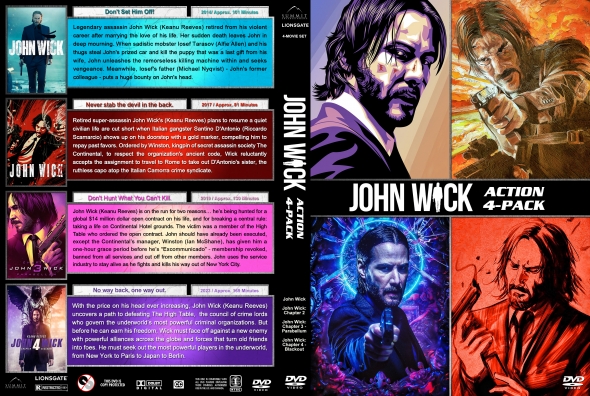 John Wick Action 4-Pack