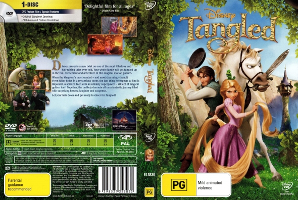 tangled dvd front cover